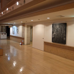 日本画作品の展示風景